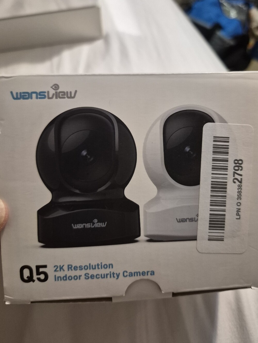 Q5 2K Indoor Security Camera - Black